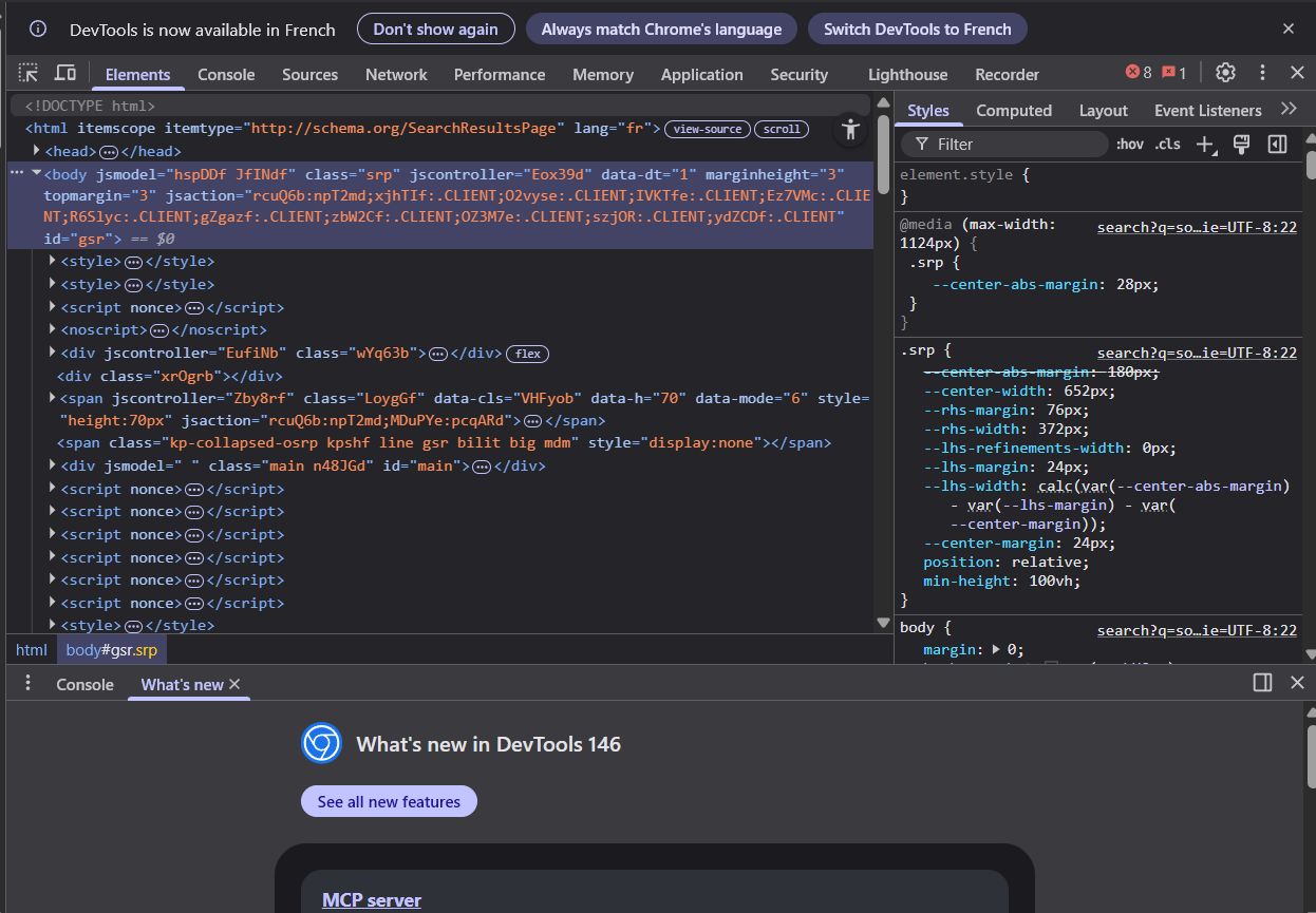 Debug HTML